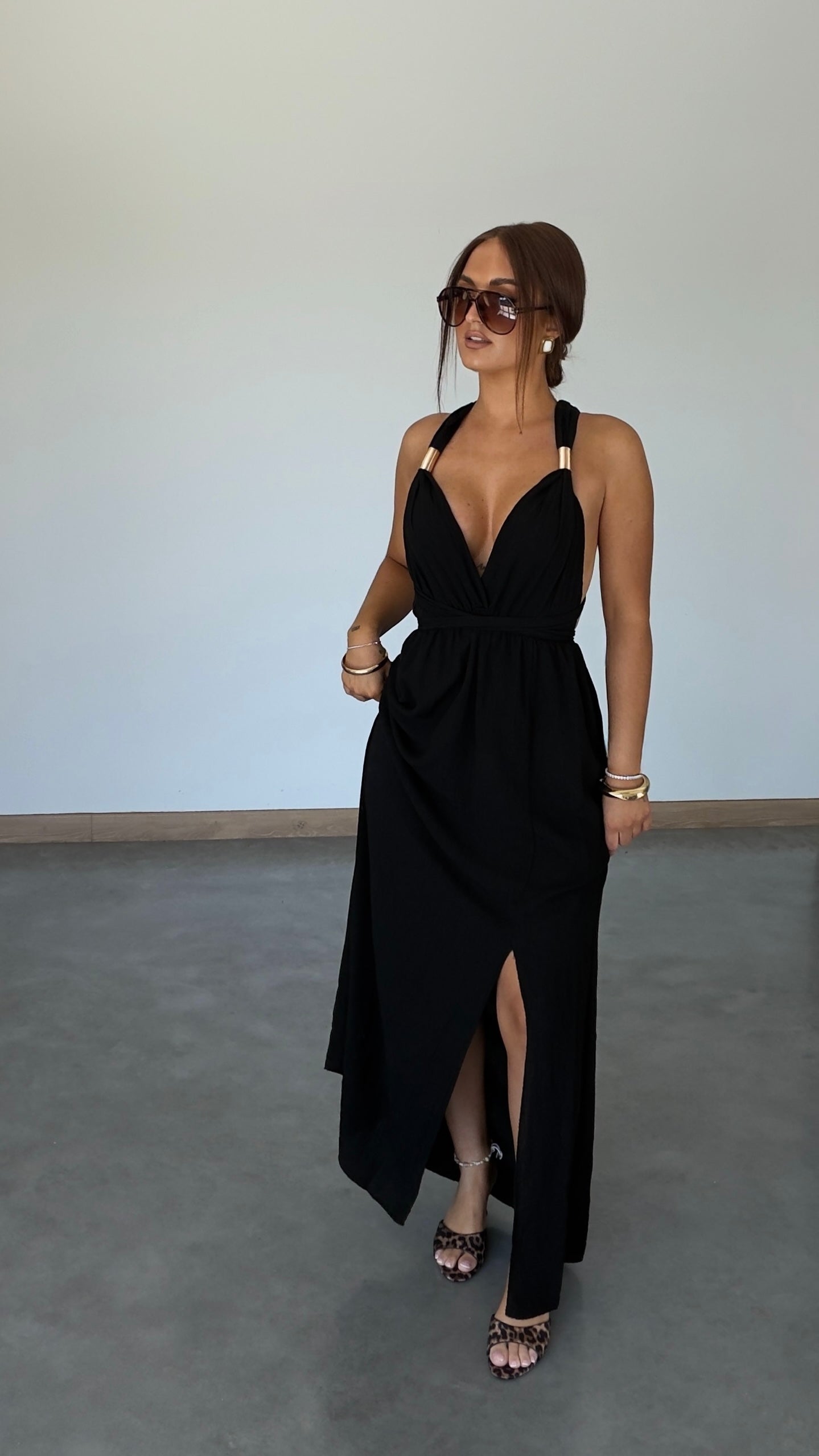 Robe bijoux modulable - noire