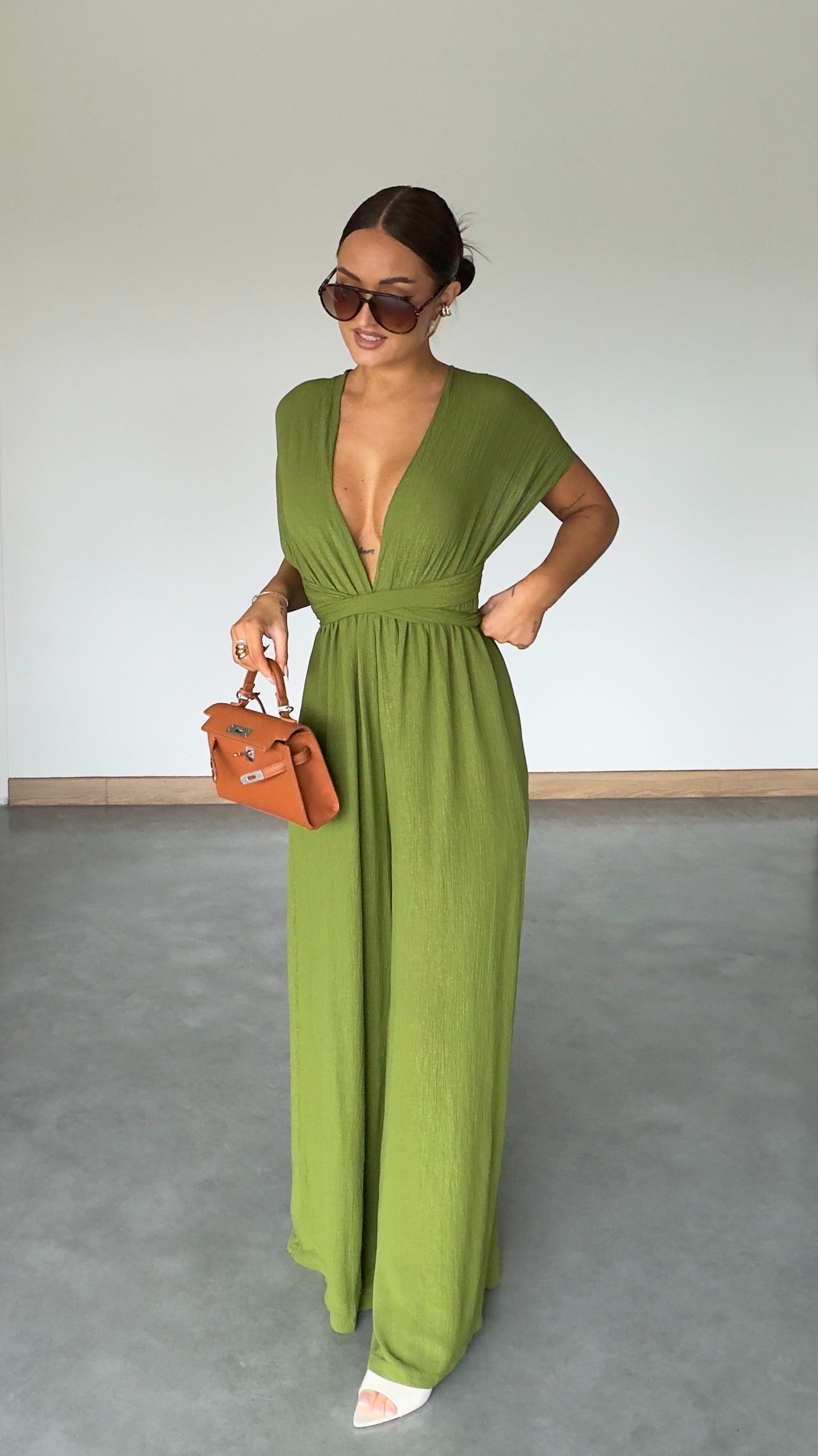 Combinaison modulable - vert olive