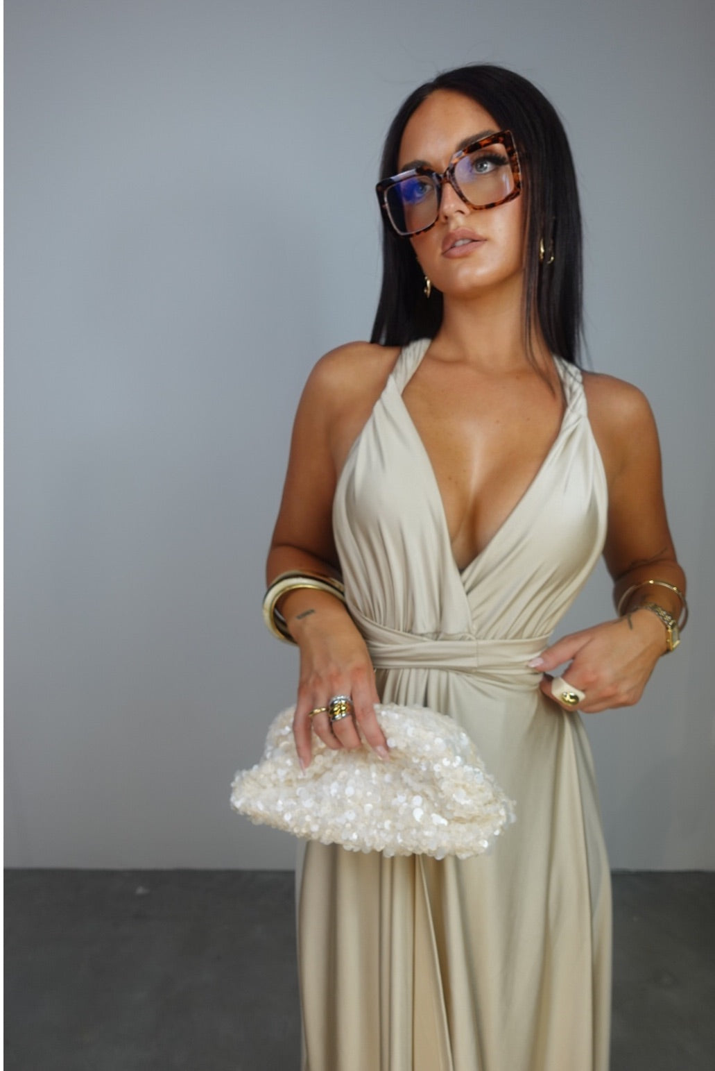 PRECOMMANDES Robe modulable - champagne (livraison 2 semaines)
