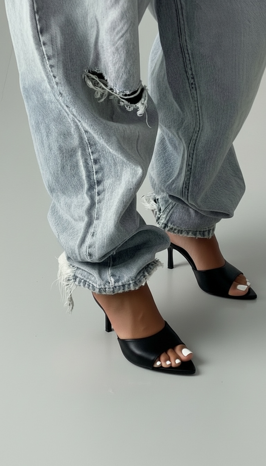Talons pointus - noir